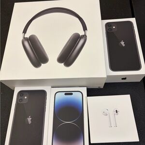 Apple iPhone and Accessories Boxes - EMPTY - BOX ONLY